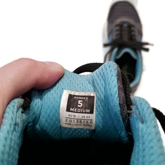 Kuru Quantum Sneakers Size 5 Black Blue Style 20133150 - Picture 13 of 14